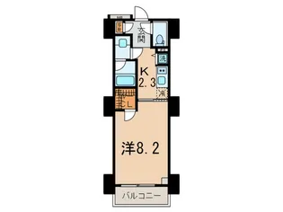 エムレジデンス渋谷神泉【13階】の間取り
