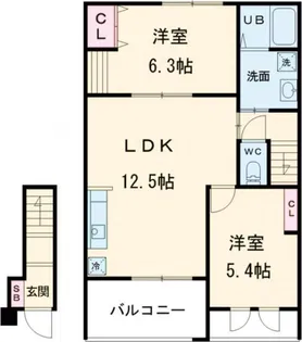 Bell demeureの間取り