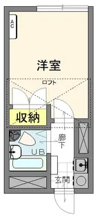グリーンパレス【1階】の間取り