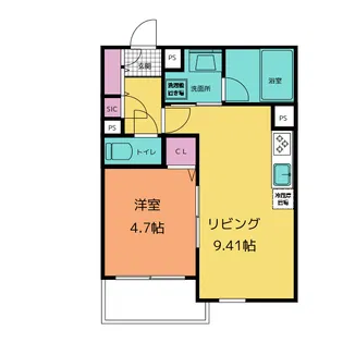 セーズ【3階】の間取り