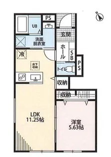 リーブルファイン栗橋駅II【1階】の間取り