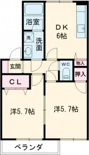 エミネント日宇【1階】の間取り