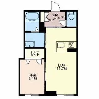 マストテラス稽古町【1階】の間取り