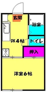 サンハイツカナイ【1階】の間取り