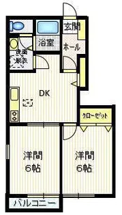 グランディール【2階】の間取り