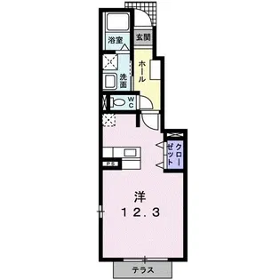 ティファーレ III【1階】の間取り