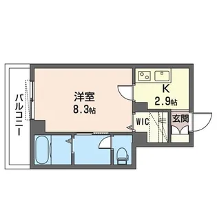 ベレオフジコート【1階】の間取り
