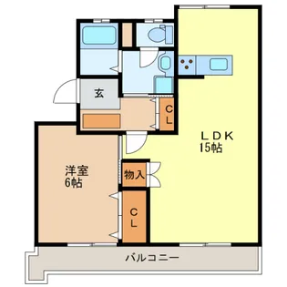 ヒルトップ駒生【2階】の間取り