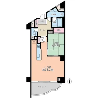 サーフサイド鴨川【7階】の間取り