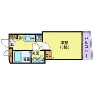 ヴェルト新宿EAST【12階】の間取り