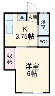 田中アパート【2階】の間取り