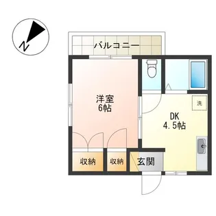 グリーンパレーシャルB【2階】の間取り