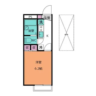 Natura FUNABORI【2階】の間取り