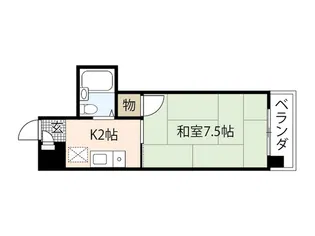 第2丸澤ビル【2階】の間取り