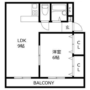 ロックバレー庄町【3階】の間取り