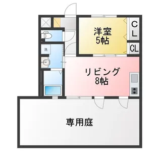 ベルシャンテ【1階】の間取り