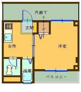 広島県呉市広白岳3【マンション】の間取り