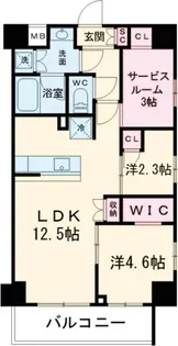 コンフォリア東葛西【3階】の間取り