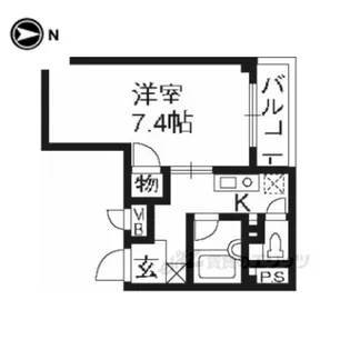 Stable万寿寺【2階】の間取り