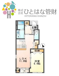 エシェルタKS【1階】の間取り