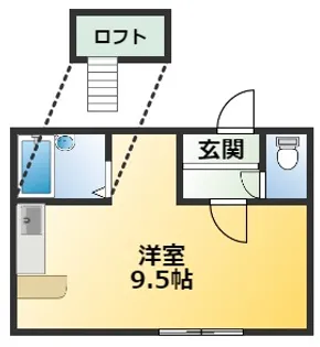 ルートヒルV【2階】の間取り