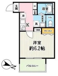 埼玉県さいたま市西区大字土屋【アパート】の間取り
