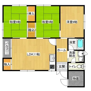 モアプレシャス【2階】の間取り