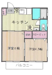 みずほハイツ【2階】の間取り