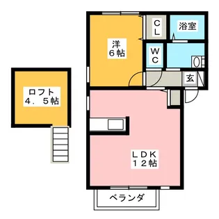 histoire【2階】の間取り
