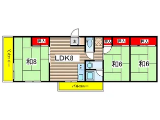旭ビル【3階】の間取り