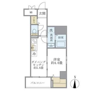 東京都江東区森下3【マンション】の間取り