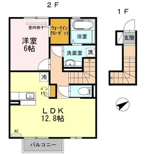 カピトロ【2階】の間取り
