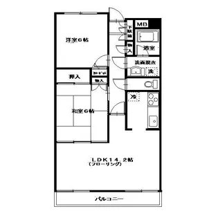 三栄プラザ【3階】の間取り