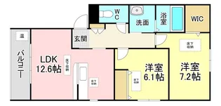 ルネス本城学研台 III棟【3階】の間取り