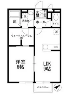 カーサ ベアート【1階】の間取り
