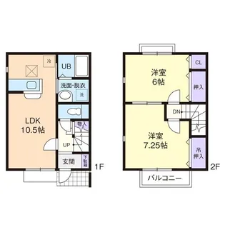 茨城県水戸市東前町【一戸建】の間取り