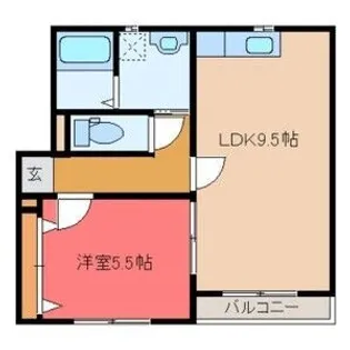 ハビタ ベーシック【1階】の間取り
