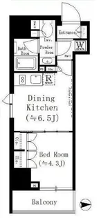 ルフォンプログレ文京湯島【5階】の間取り