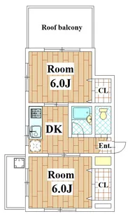 山十マンション【4階】の間取り