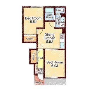 Sweet Home【1階】の間取り