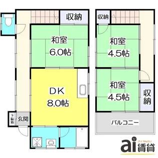 東京都練馬区田柄3【一戸建】の間取り