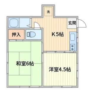 東京都練馬区西大泉2【アパート】の間取り
