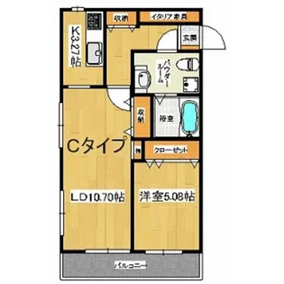 YKゴールデンIII【1階】の間取り