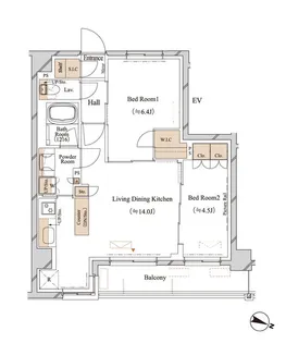 東京都練馬区豊玉上1【マンション】の間取り