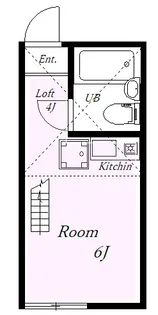 ユナイト浅田ジェシカ・ウォルター【2階】の間取り