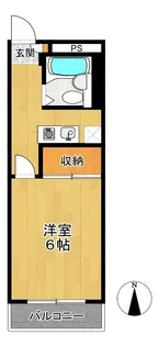 カーサカリート【4階】の間取り