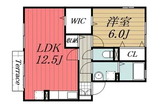 千葉県千葉市中央区生実町【アパート】の間取り