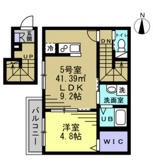チェリーブルーム豊四季【2階】の間取り