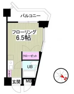パインセンターハイツ大塚【6階】の間取り