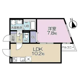 ミュゲ浅草【3階】の間取り